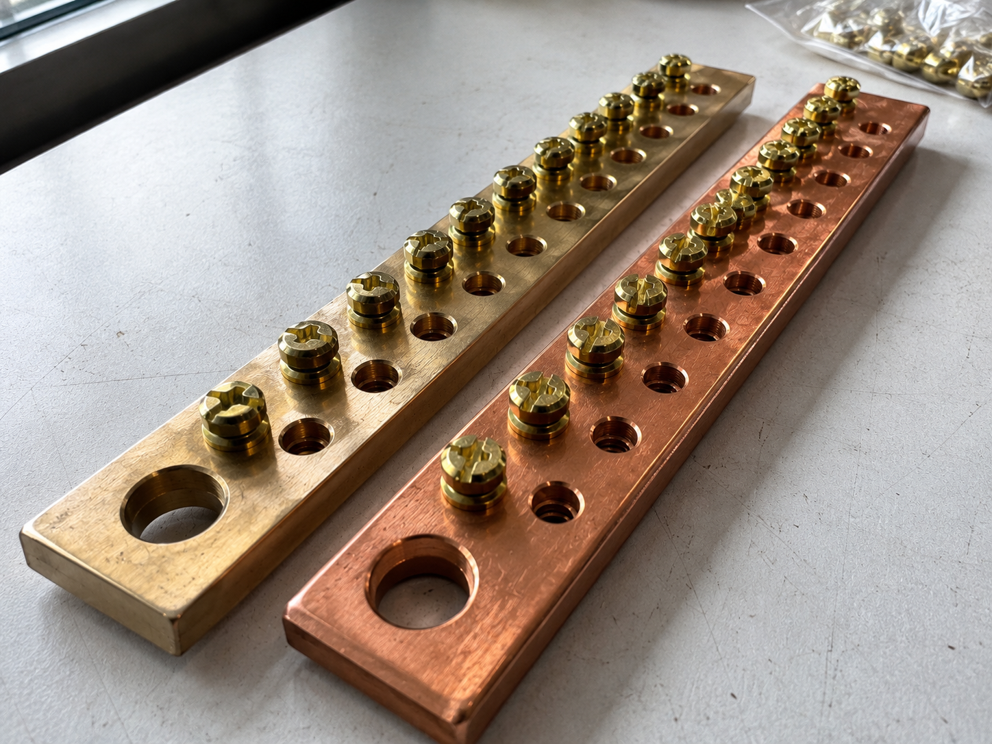 Terminal Bars — Copper & Brass Busbars